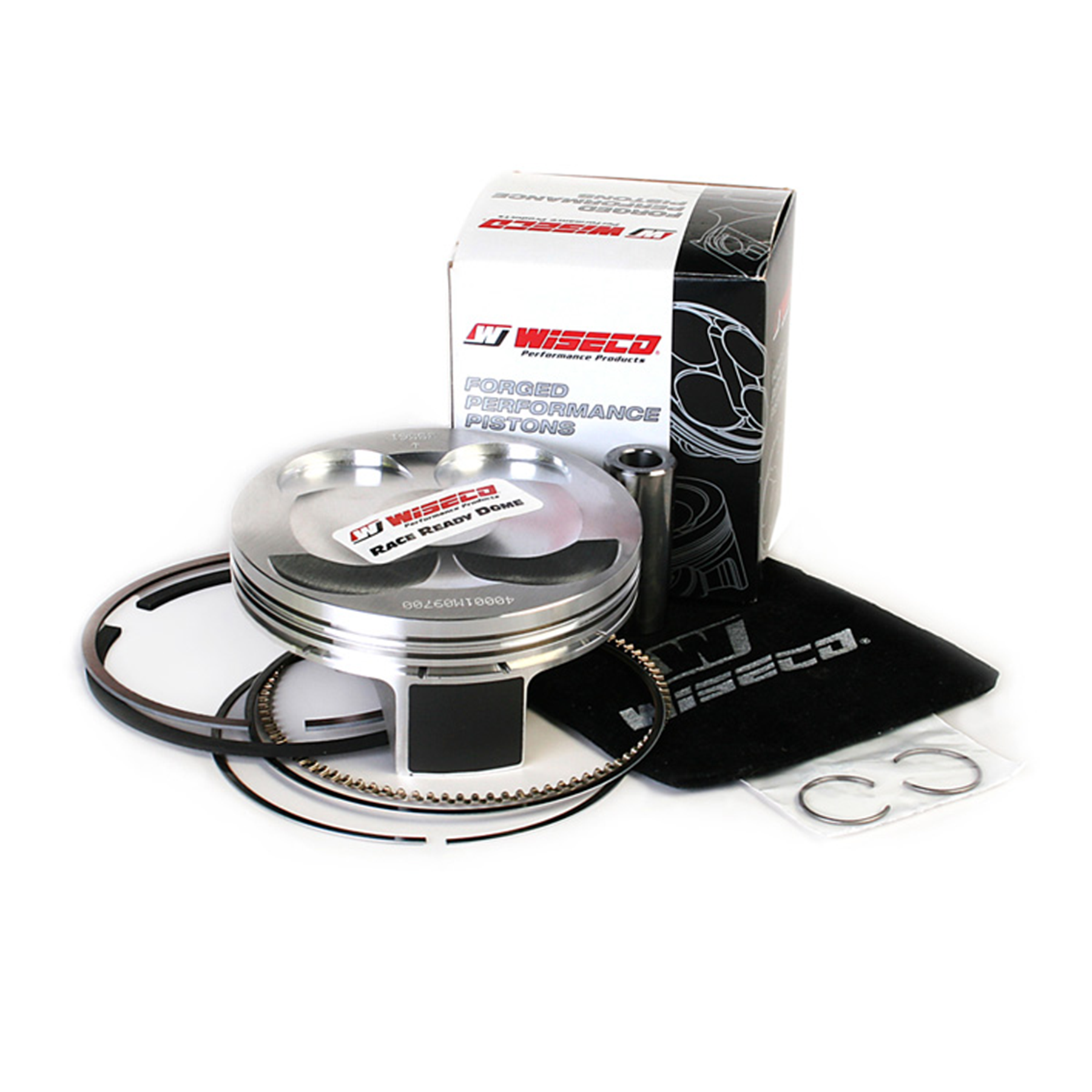 WiseCo Yamaha 2010 YZ450F 4VP Dish 12.5:1 Compression Piston - Part Number 40001M09700