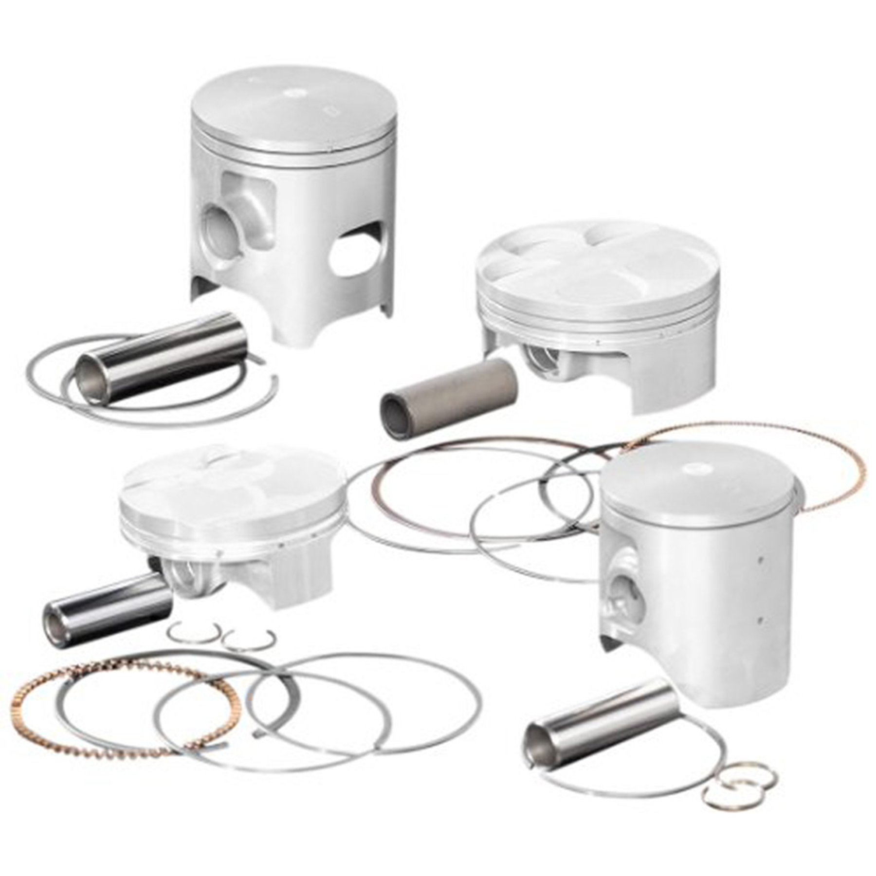WiseCo Honda CRF150R 2007-2009 4-Valve Domed 12.2:1 Compression Piston - Part #4924M06600