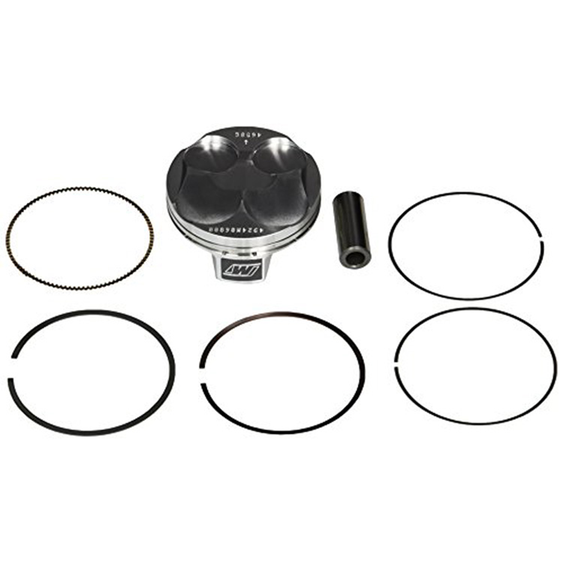 WiseCo Honda CRF150R 2007-2009 4V Domed 12.4:1 Compression Piston – Part Number 4924M06800