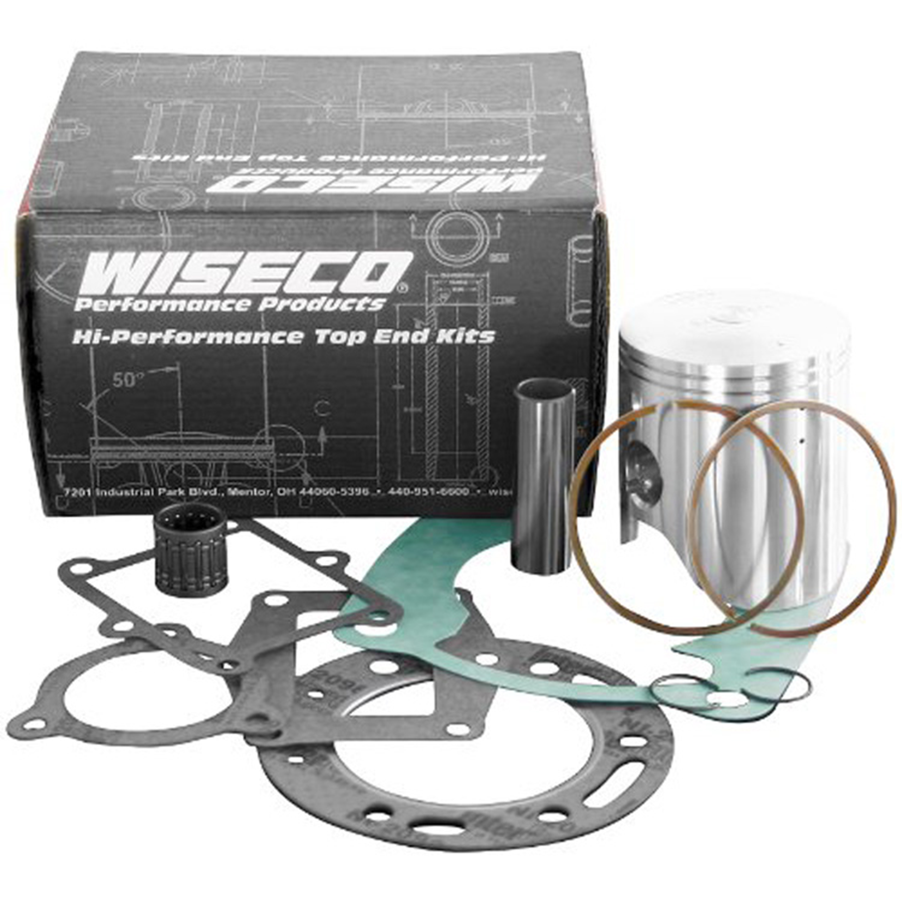 WiseCo PK1138 Piston for Suzuki RM125 (1997-1999) Pro-Lite 54.5mm