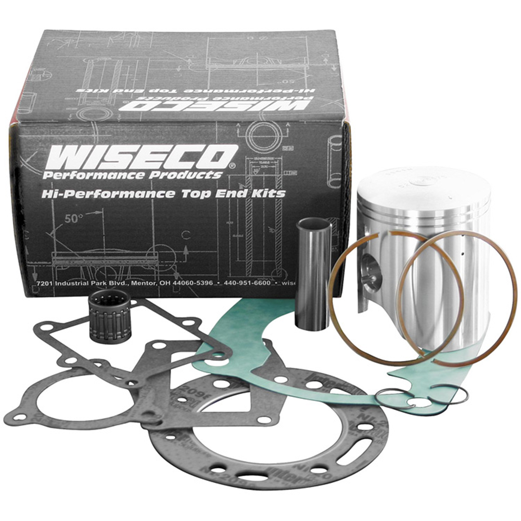 WiseCo Honda TRX350ES Piston Kit Part Number PK1443 - 79.0mm