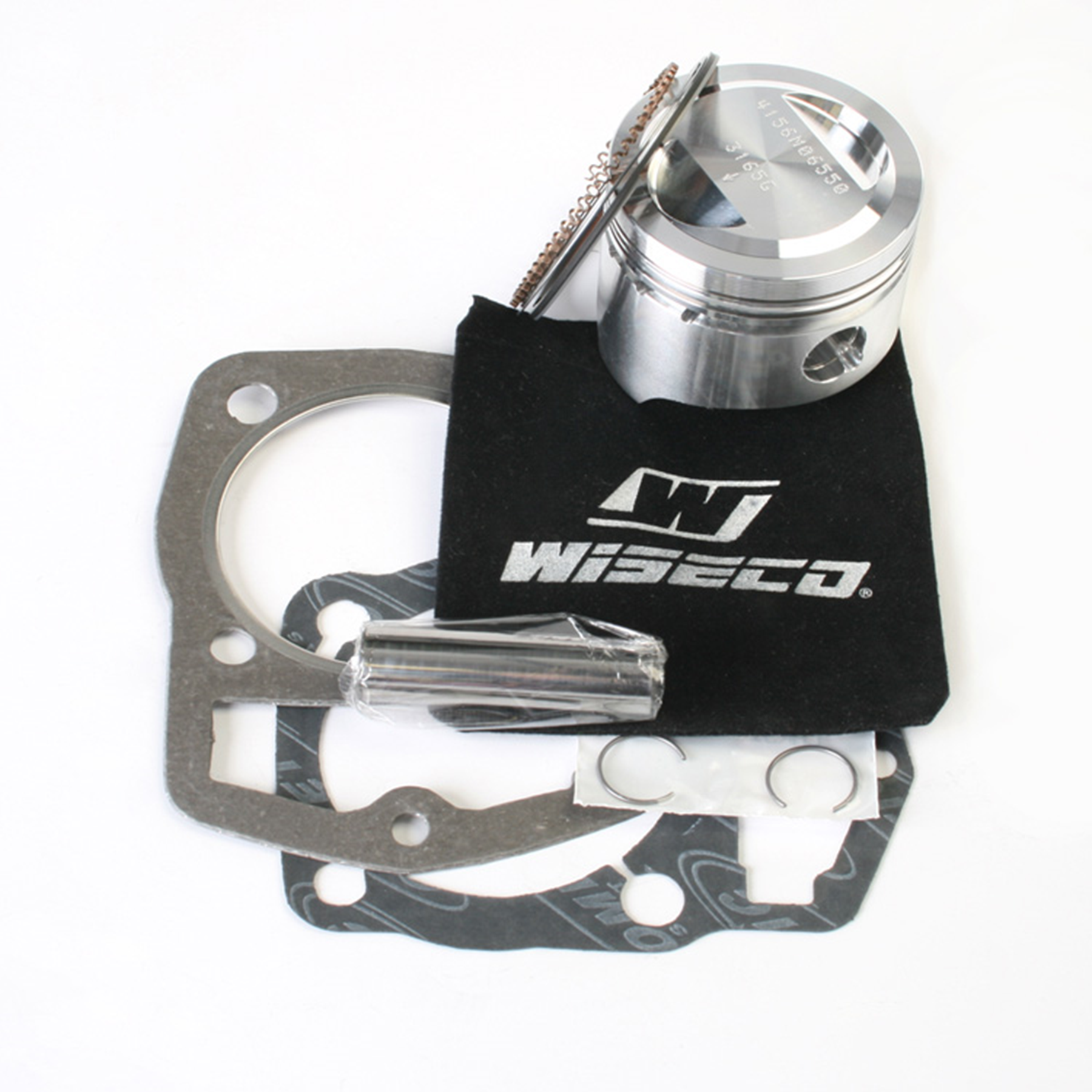 WiseCo Honda XR185 Pistons - Part Number PK1124 (1992-2002 Models, 65.5mm Diameter)