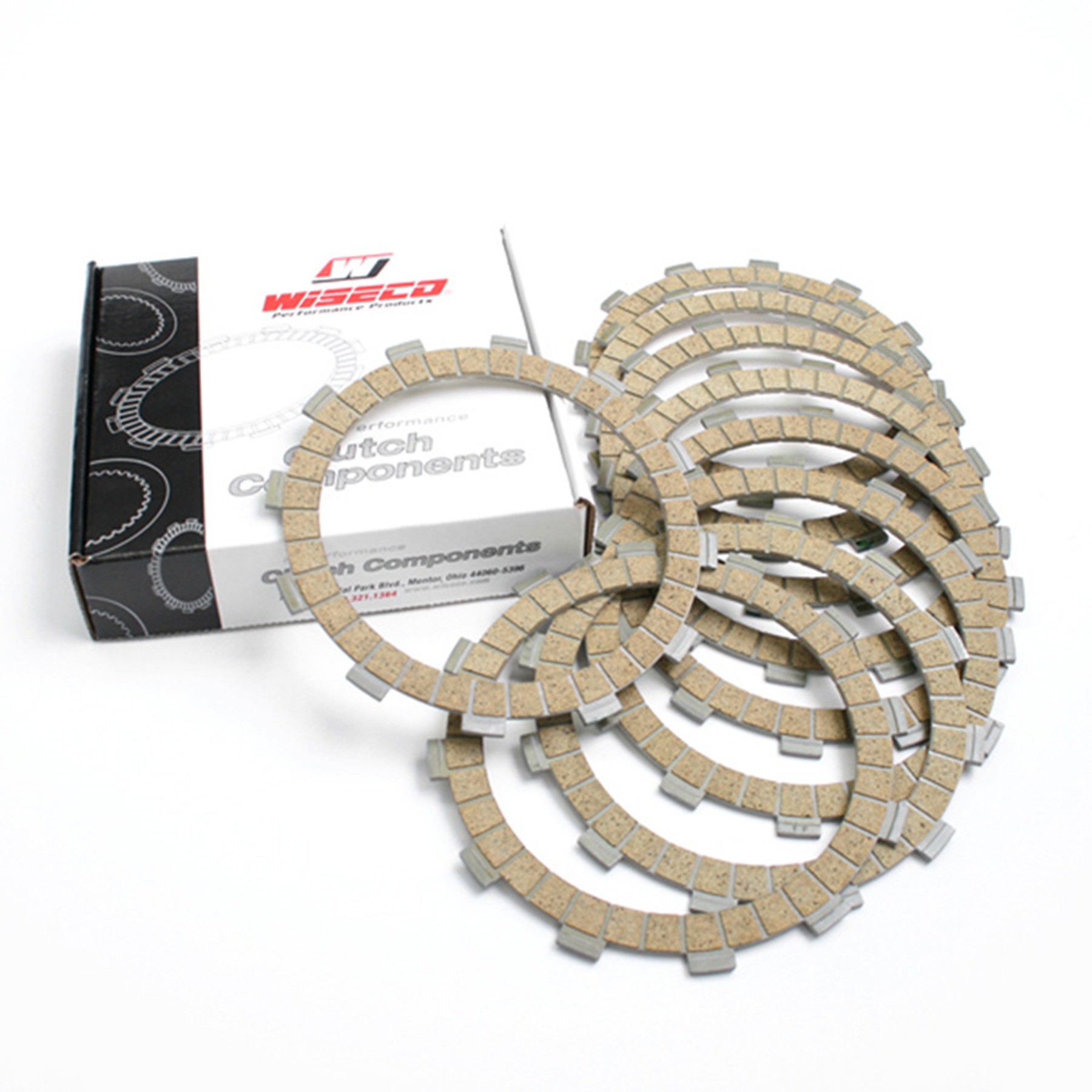 WiseCo Clutch Fiber Kit WPPF017 - 9 Fiber Clutch Components for Enhanced Performance