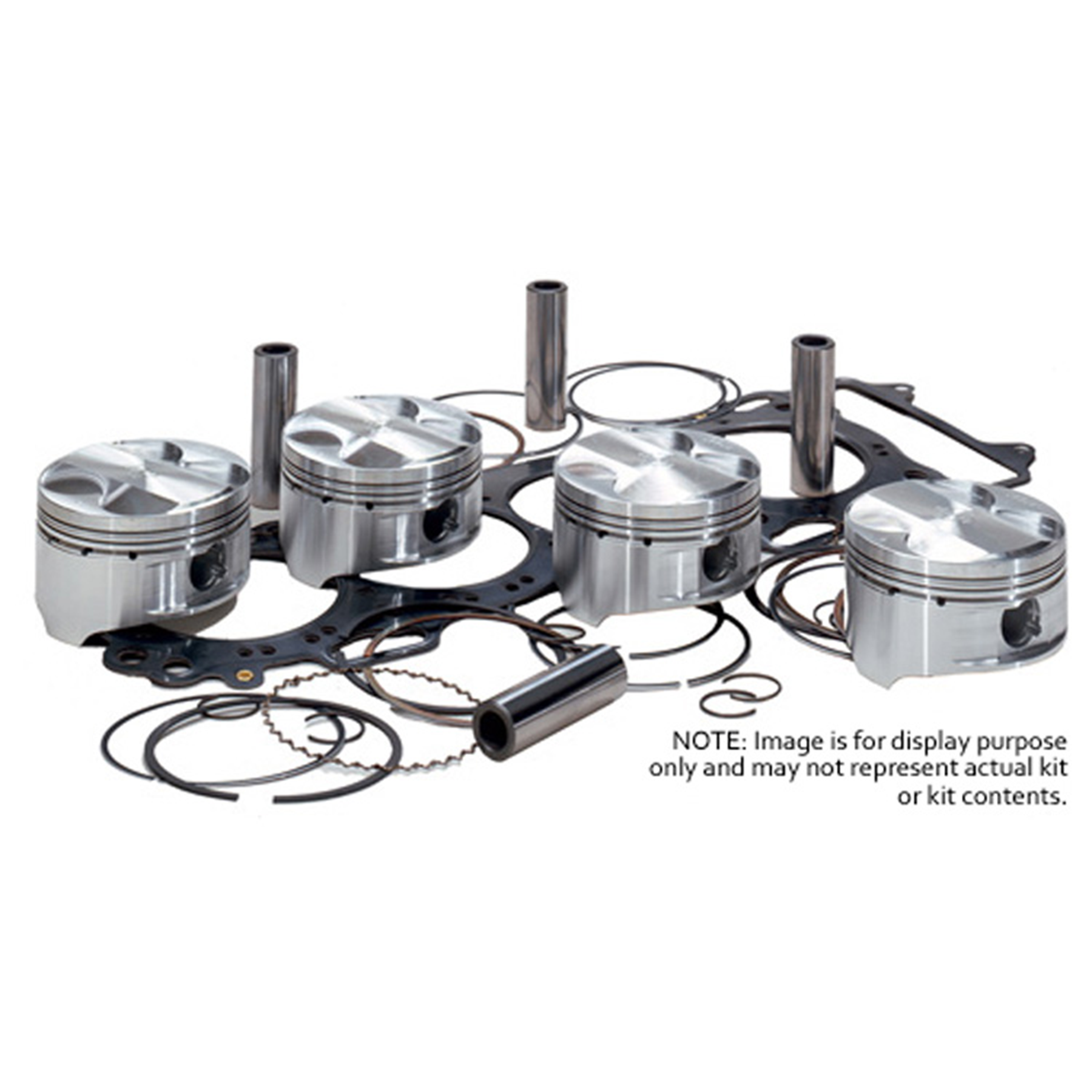 WiseCo K108 Kawasaki 750 Piston Kit - 72.5mm Diameter