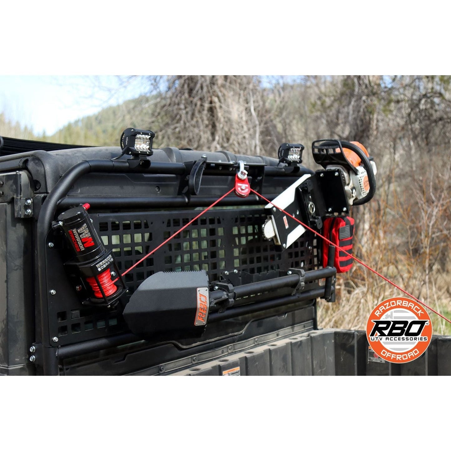 Polaris Ranger XP 1000 SidePuller Winch Rack