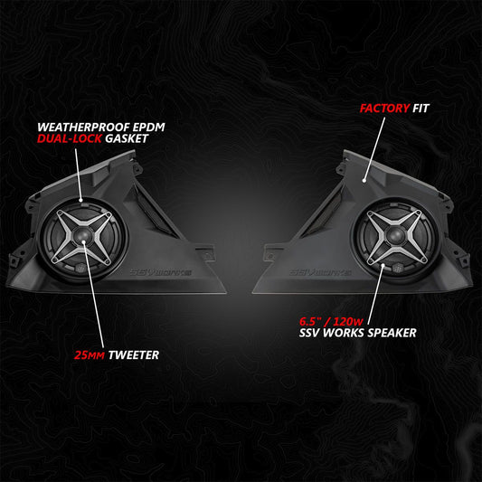 Can Am Maverick R Phase 4 A-Spec 800 Watt 5 Speaker System