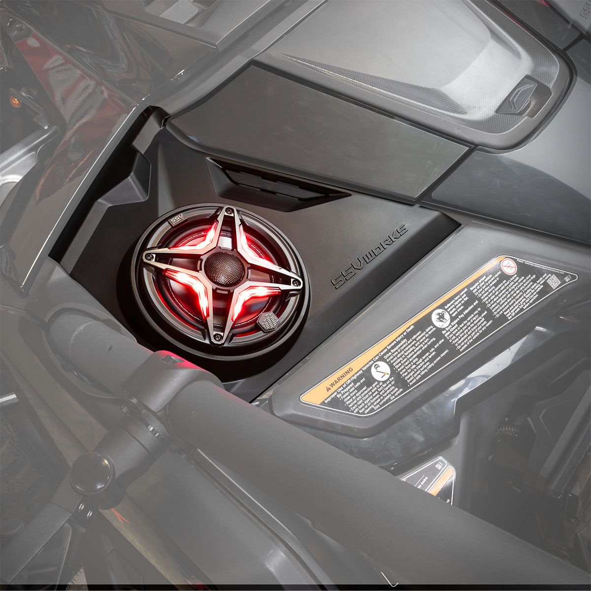 Can Am Maverick R Front Dash 6.5" Speaker Panels