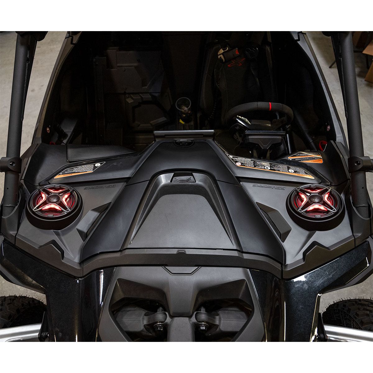 Can Am Maverick R Front Dash 6.5" Speaker Panels