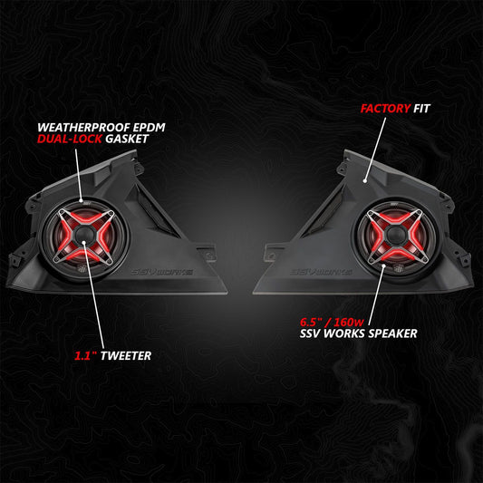 Can Am Maverick R Phase 3 V-Spec 1650 Watt 3 Speaker System