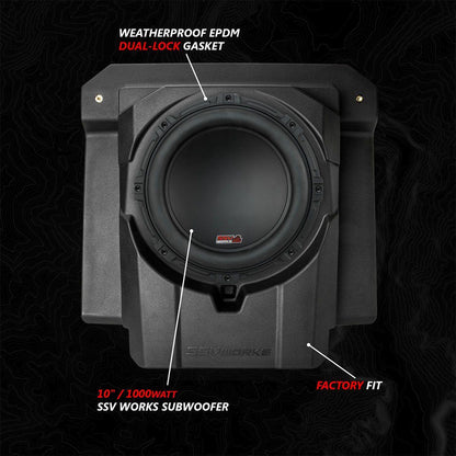 Can Am Maverick R Phase 5 V-Spec 1650 Watt 6 Speaker System