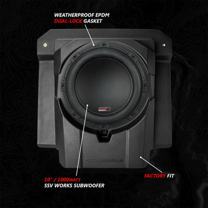 Can Am Maverick R Phase 4 A-Spec 800 Watt 5 Speaker System