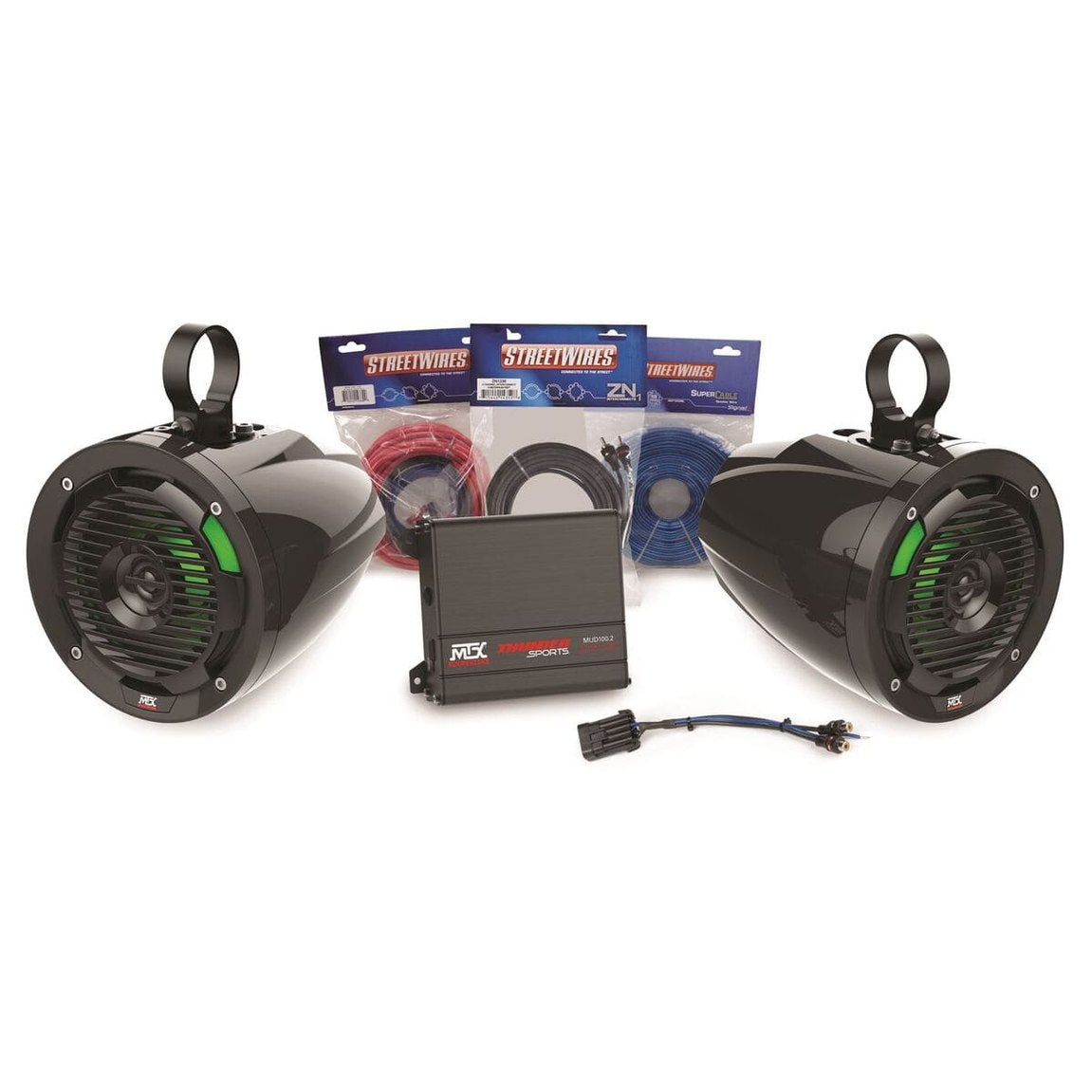 MTX Audio Polaris Universal Audio Package With Amplifier & 2 Roll Cage Speakers