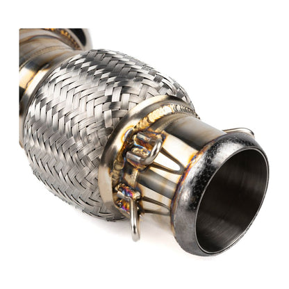 Can Am Maverick R Turbo 3" Big Mouth Mid Pipe with 6" Resonator