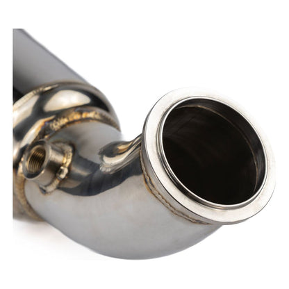 Can Am Maverick R Turbo 3" Big Mouth Mid Pipe with 6" Resonator