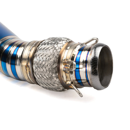 Can Am Maverick R Turbo 3" Titanium Big Mouth Mid Pipe