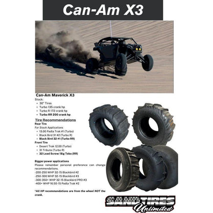 Padla Trak 13.00 Plus Rear Sand Tire