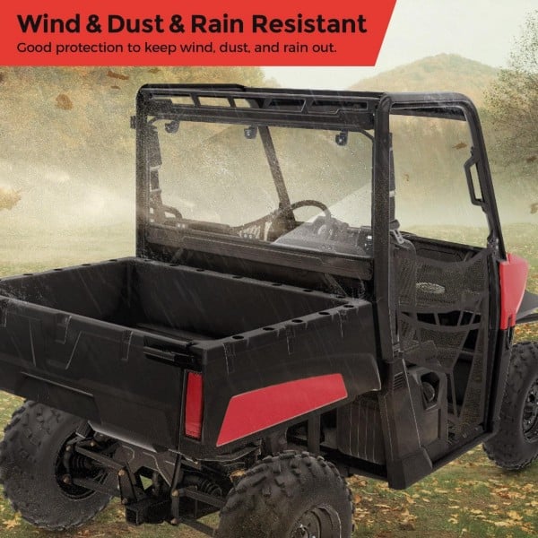 Kemimoto Polaris Ranger 500 / Crew 570 Midsize 570 Rear Windshield