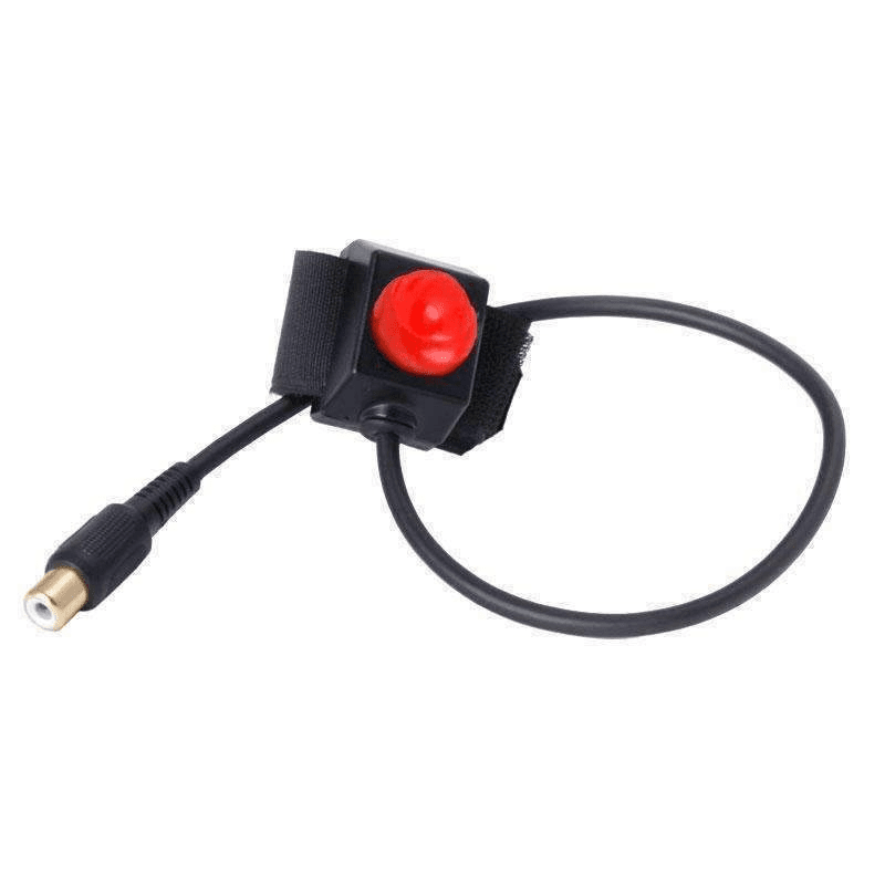 Rugged Radios Motorcycle Push to Talk (PTT) Velcro Mount with RCA Connector