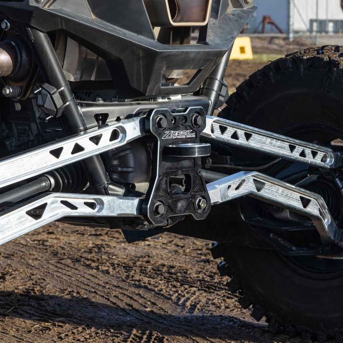 Zbroz Polaris RZR Pro R/ Turbo R Intense Series Billet Gusset Plate With Tow Ring