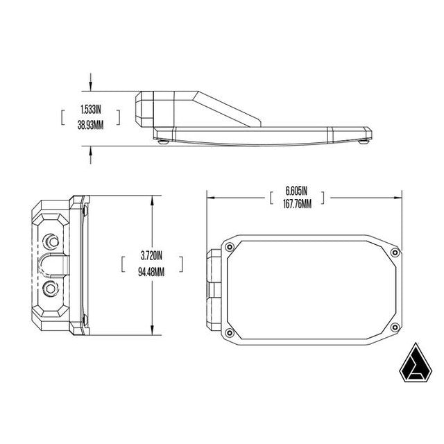 Assault Industries Phantom Convex Side Mirrors