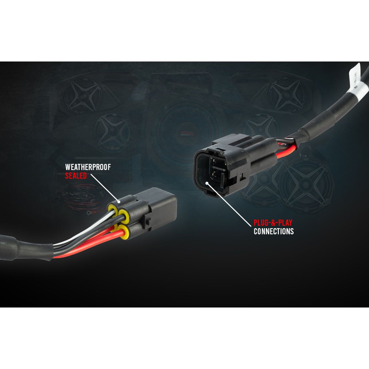 Can Am X3 4" Dash Speakers