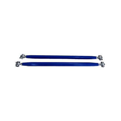 Polaris Pro R / Turbo R High Clearance Radius Rods by  AJK Offroad Blue Upper 