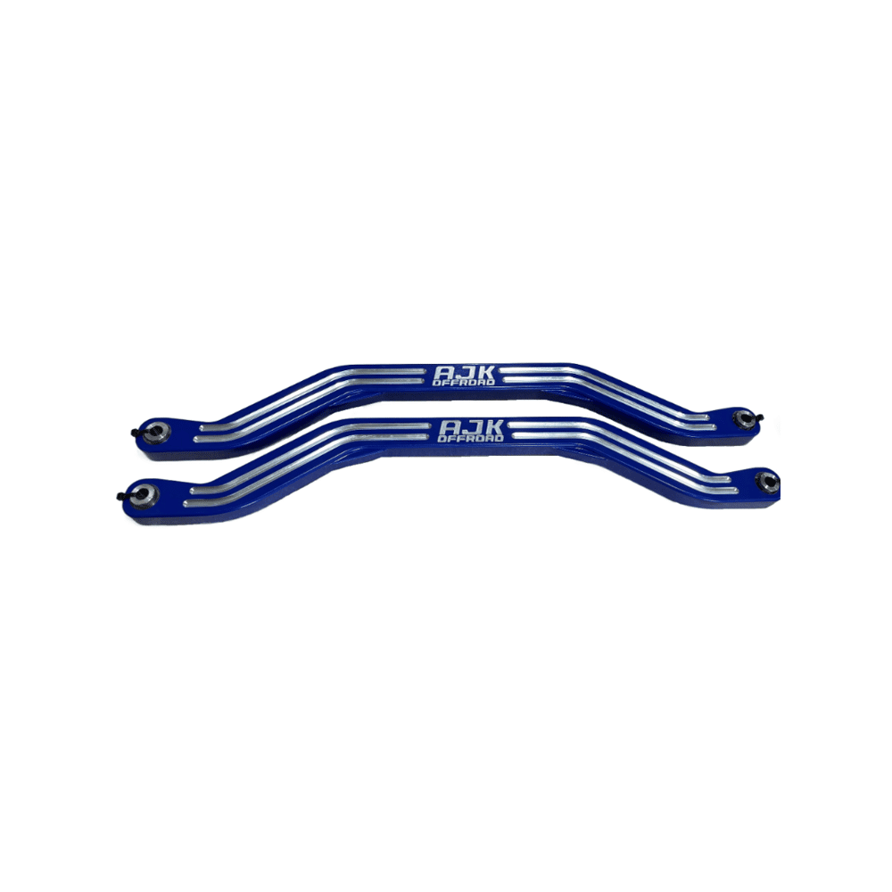 Polaris Pro R / Turbo R High Clearance Radius Rods by AJK Offroad Blue Lower 