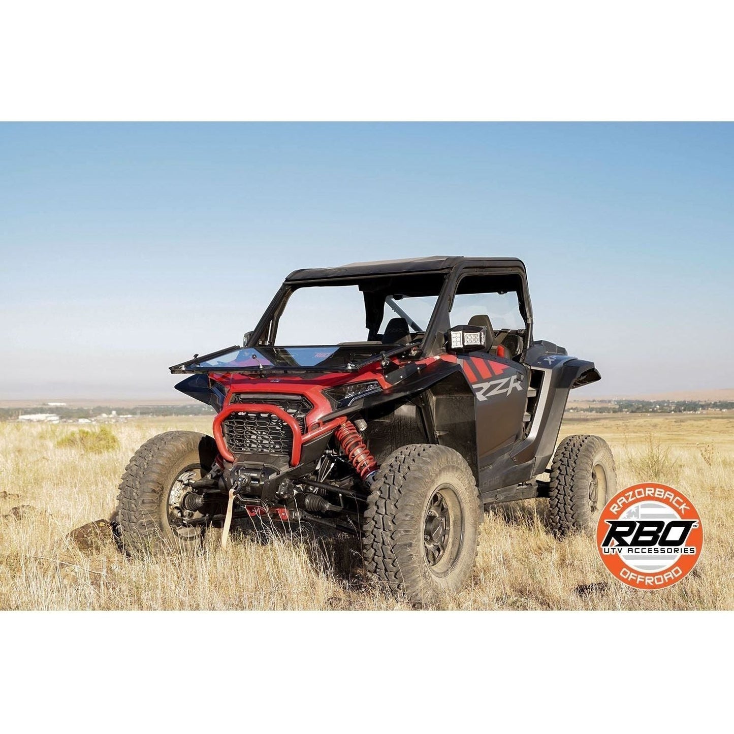 Polaris RZR XP Folding Windshield