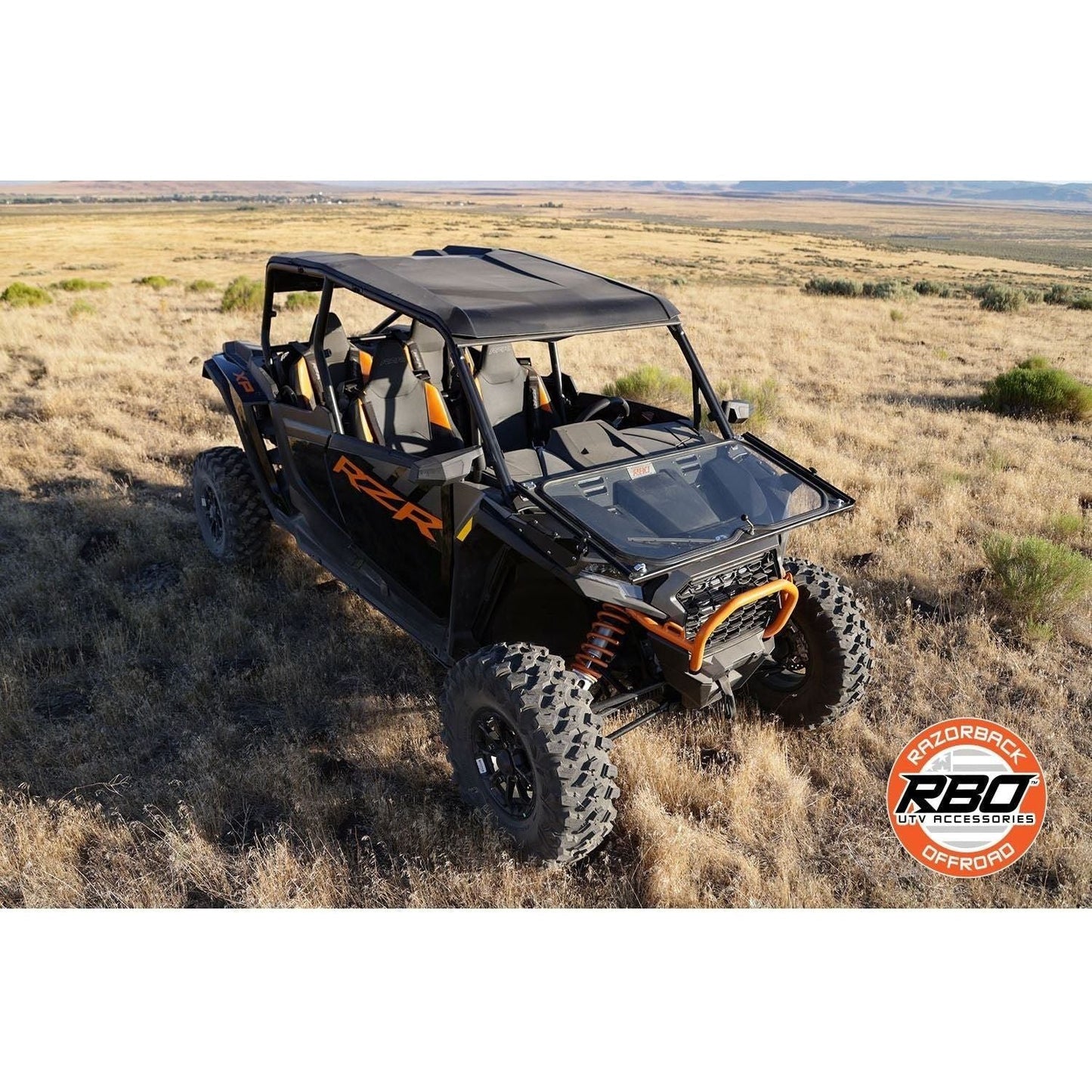 Polaris RZR XP Folding Windshield