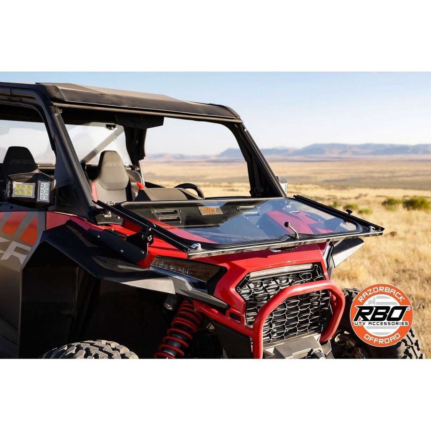 Polaris RZR XP Folding Windshield