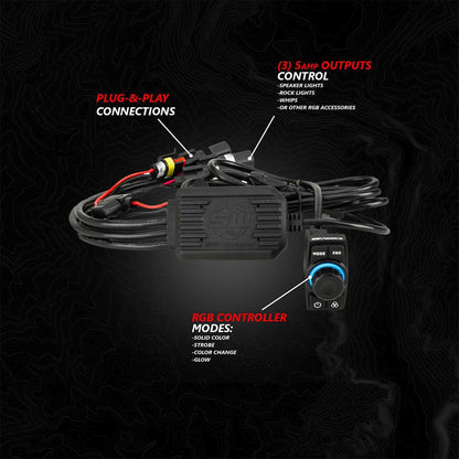Can Am Maverick R Phase 5 V-Spec 1650 Watt 6 Speaker System