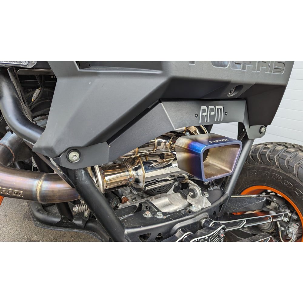 Polaris RZR Pro R Rear Fascia Delete Trim Shield / Muffler Cover