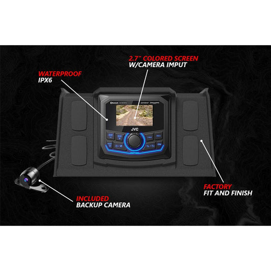 Polaris RZR V-Spec 3 Speaker Plug-&-Play Kit with JVC