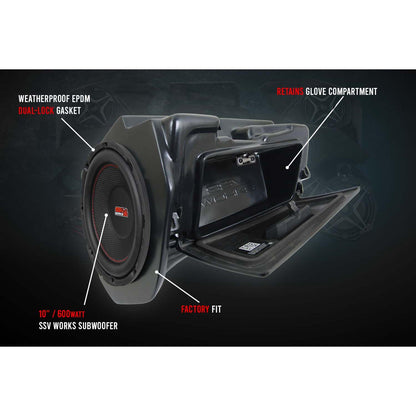 Polaris RZR 10" Amplified Subwoofer