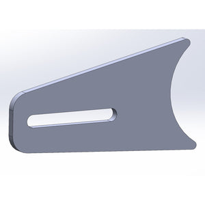 Rear Chase Light Bar Tabs for 1.75" Tube