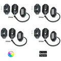 5150 Whips 187 Style Rock Lights W/Control Harness