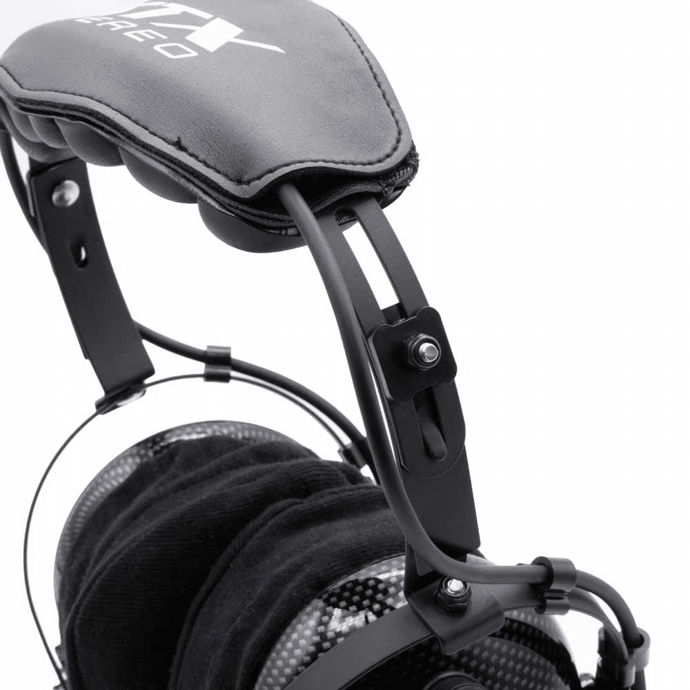 Rugged Radios STX H22 Over The Head (OTH) Headset For Stereo Intercoms - Carbon Fiber