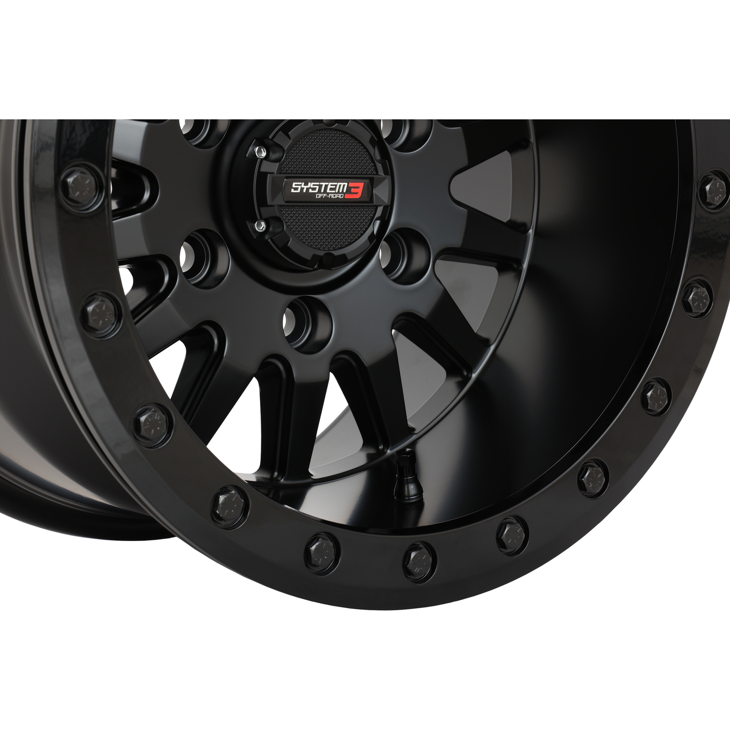 Can Am Maverick R SB-8 Beadlock Wheel (Matte Black) (15x7)