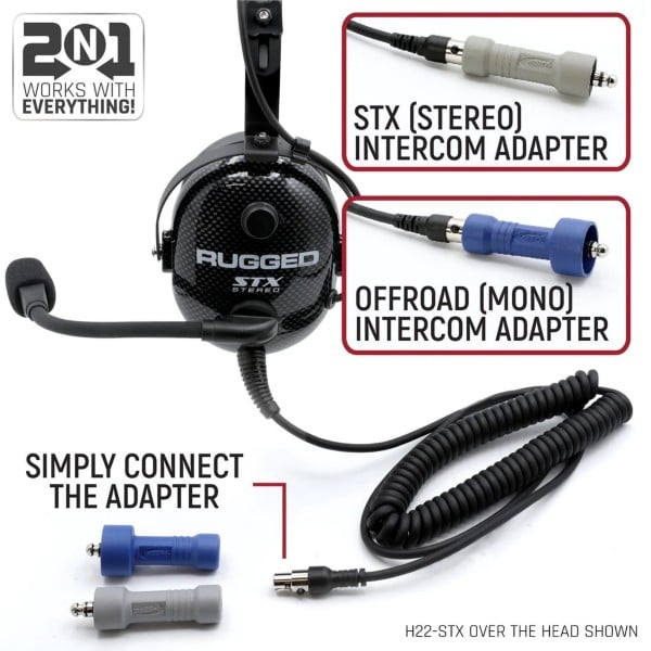 Rugged Radios Expand to 4 Place with STX Headset Expansion Kits