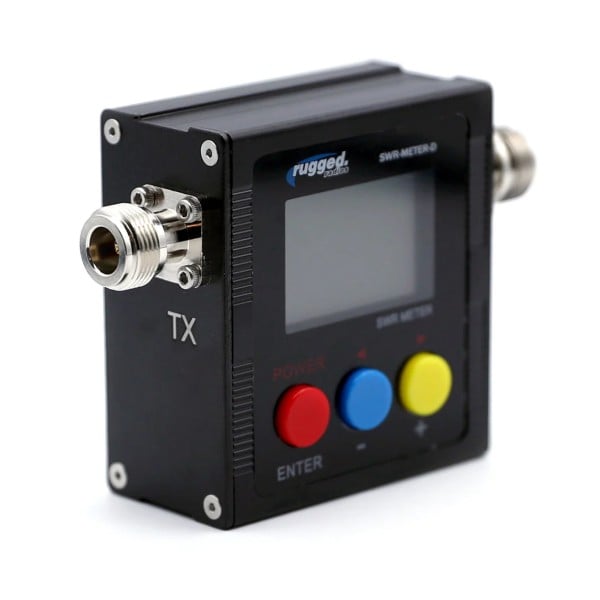 Rugged Radios SWR UHF &amp; VHF Antenna Power Meter with Cables