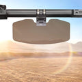 Kemimoto Universal Tinted Sun Visor Sun Shade For 1.5”-2” Roll Bars