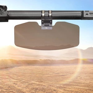 Kemimoto Universal Tinted Sun Visor Sun Shade For 1.5”-2” Roll Bars