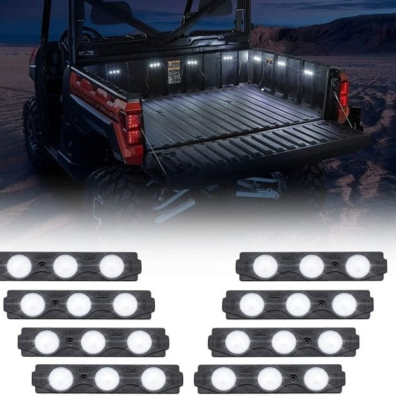 Kemimoto UTV Bed Lights / Cargo Cab Lights - 8 PCs