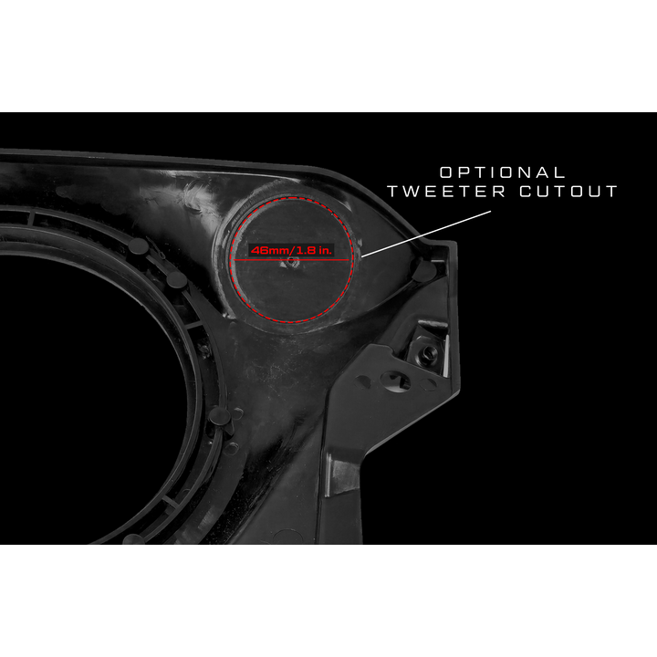 Can Am Maverick R 6.5" Dash Panel Speaker Mounts