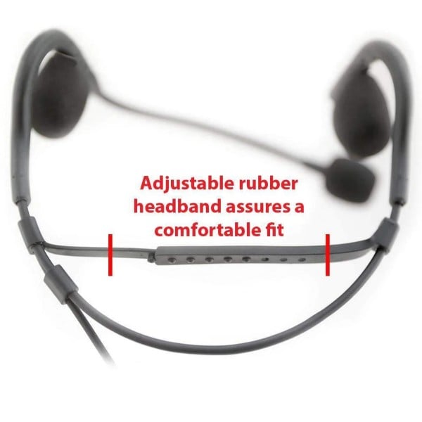 Rugged Radios Ultralight H10 Headset for Rugged R1 RDH-X V3 GMR2 RH5R Handheld Radios
