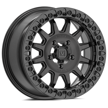 Alpha V09 (Brushed Charcoal) Wheel & Tire Package