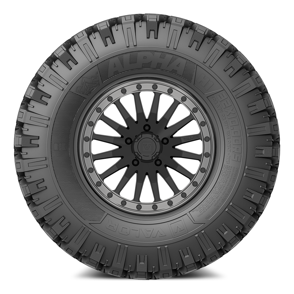 Alpha V06 (Gloss Black) Wheel & Tire Package