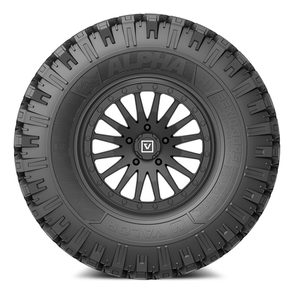 Alpha V06 (Satin Black) Wheel & Tire Package