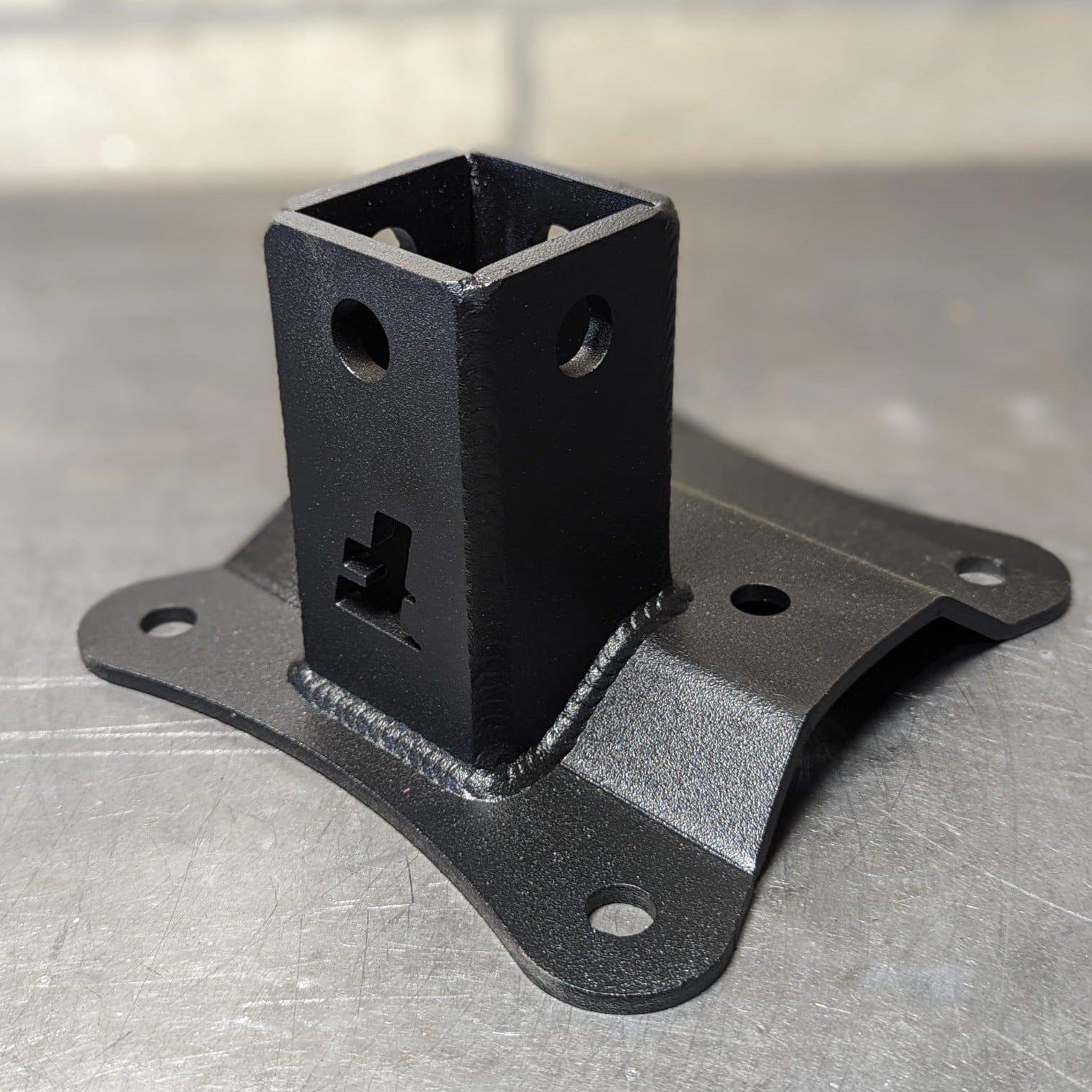 FastLab Can-am X3 Radius Rod Hitch Pull Plate Front view