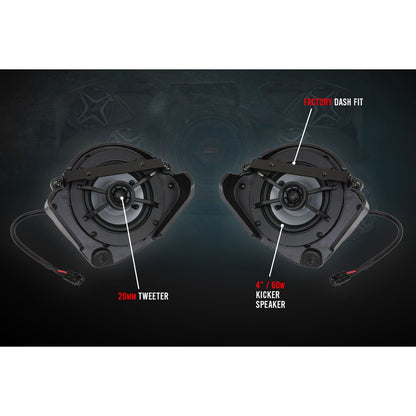 Can Am X3 4" Dash Speakers